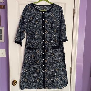 Bloggerlove Women's Floral Housedress